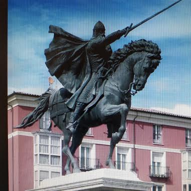 estatua del Cid en Burgos